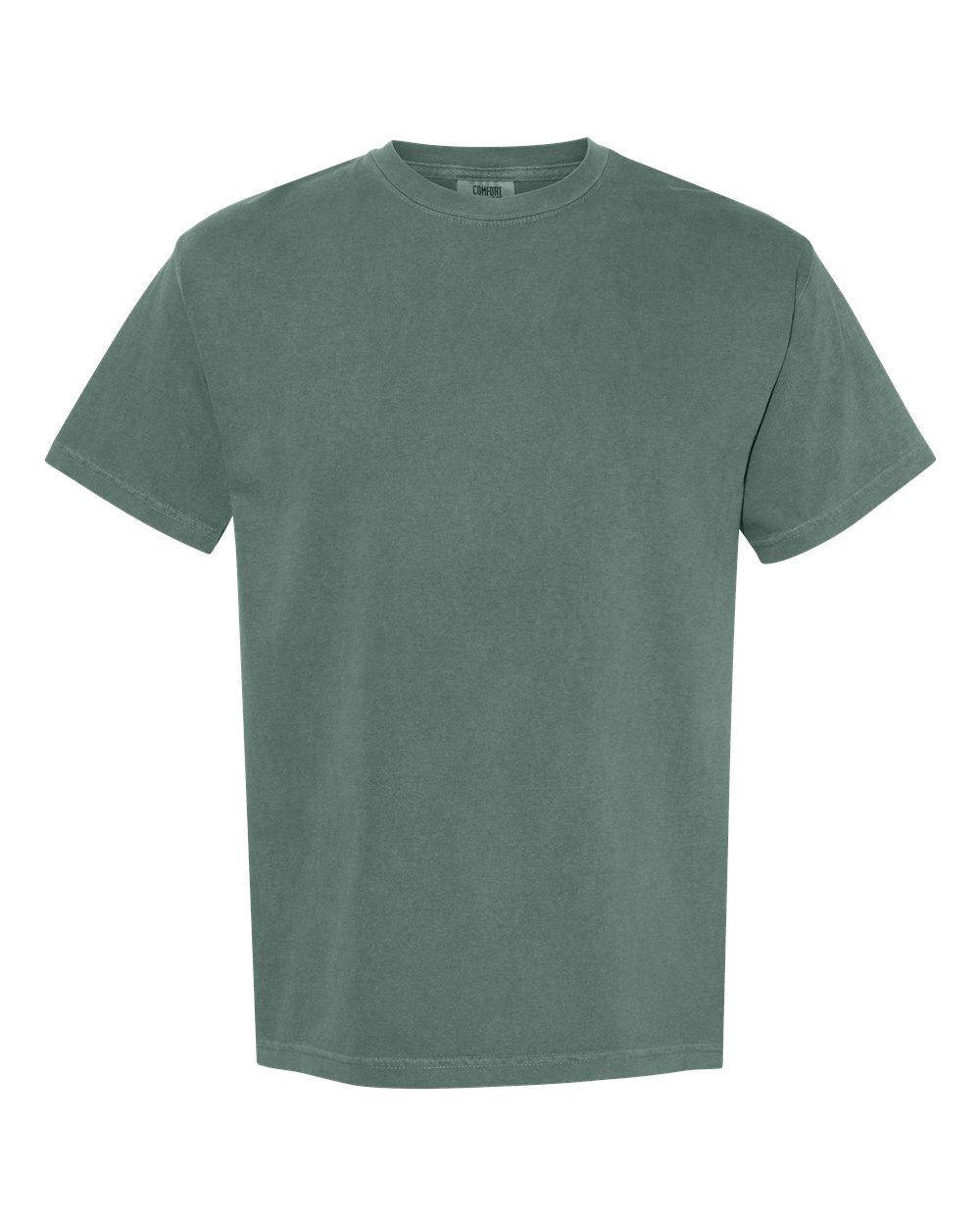 Comfort Colors 1717 Unisex Garment-Dyed Heavyweight T-Shirt - Blue Spruce - Front View
