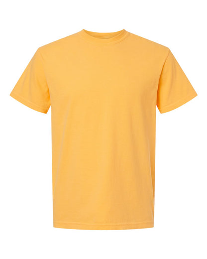 Comfort Colors 1717 Unisex Garment-Dyed Heavyweight T-Shirt - Citrus - Front View