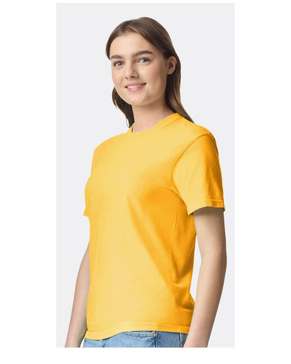 Comfort Colors 1717 Unisex Garment-Dyed Heavyweight T-Shirt - Citrus - On Model Side