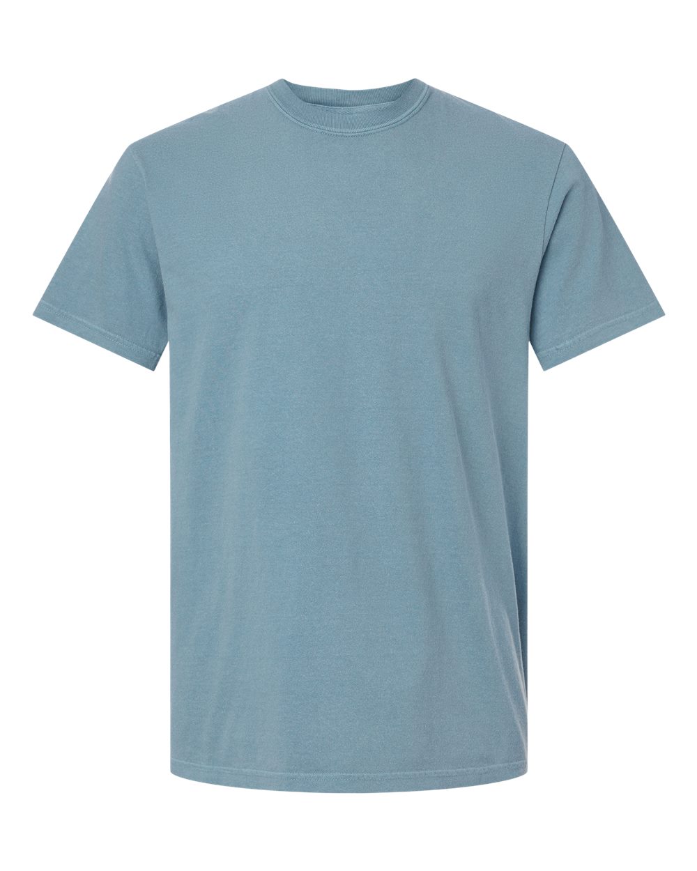 Comfort Colors 1717 Unisex Garment-Dyed Heavyweight T-Shirt - Ice Blue - Front View