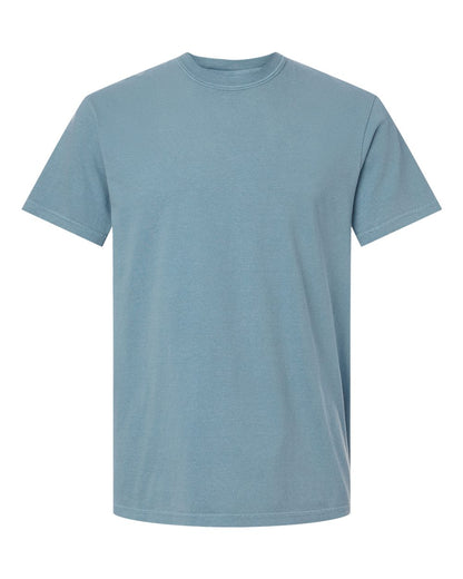 Comfort Colors 1717 Unisex Garment-Dyed Heavyweight T-Shirt - Ice Blue - Front View