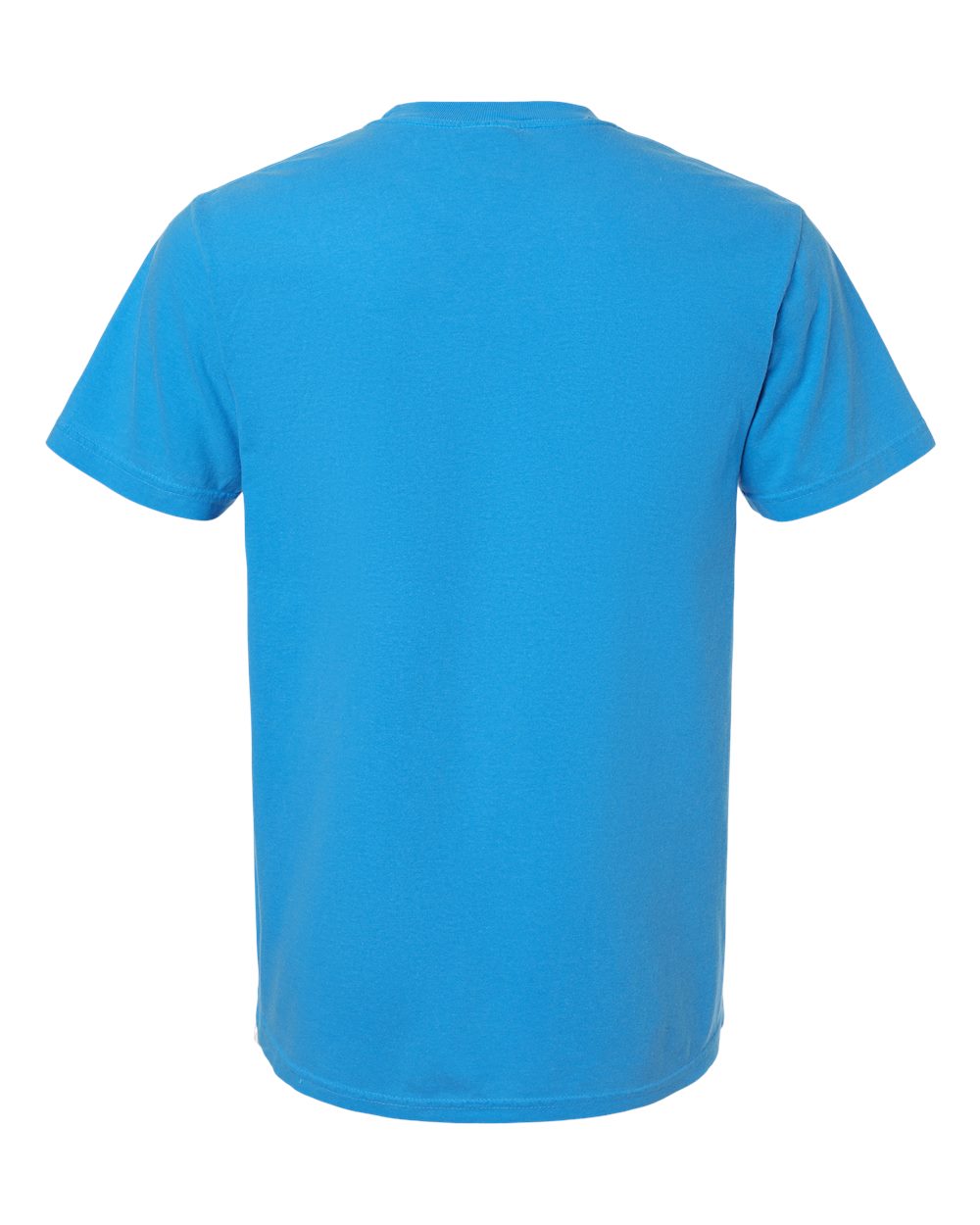 Comfort Colors 1717 Unisex Garment-Dyed Heavyweight T-Shirt - Royal Caribe - Back View