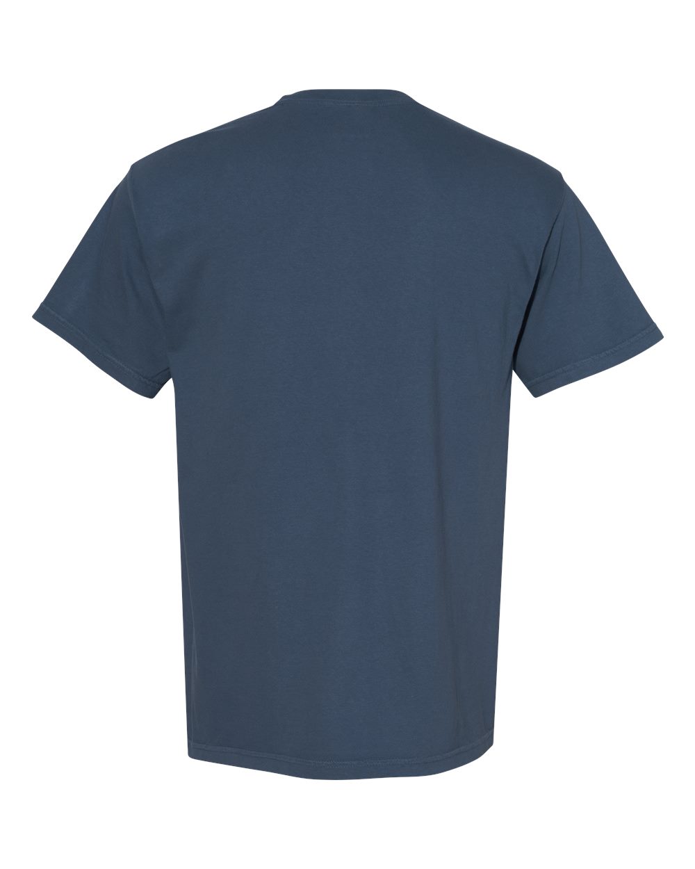 Comfort Colors 1717 Unisex Garment-Dyed Heavyweight T-Shirt - Midnight - Back View