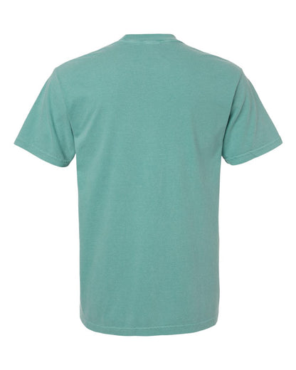 Comfort Colors 1717 Unisex Garment-Dyed Heavyweight T-Shirt - Seafoam - Back View