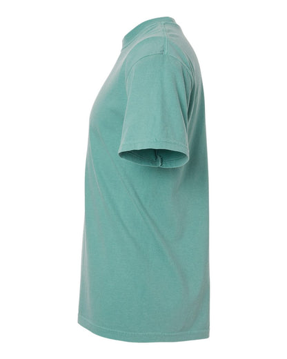 Comfort Colors 1717 Unisex Garment-Dyed Heavyweight T-Shirt - Seafoam - Direct Side
