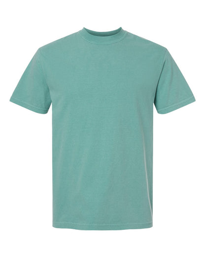 Comfort Colors 1717 Unisex Garment-Dyed Heavyweight T-Shirt - Seafoam - Front View