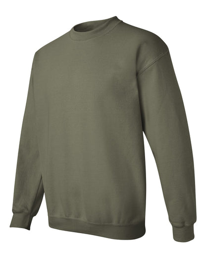 Gildan 18000 Unisex Heavy Blend™ Crewneck Sweatshirt - Military Green - Side View