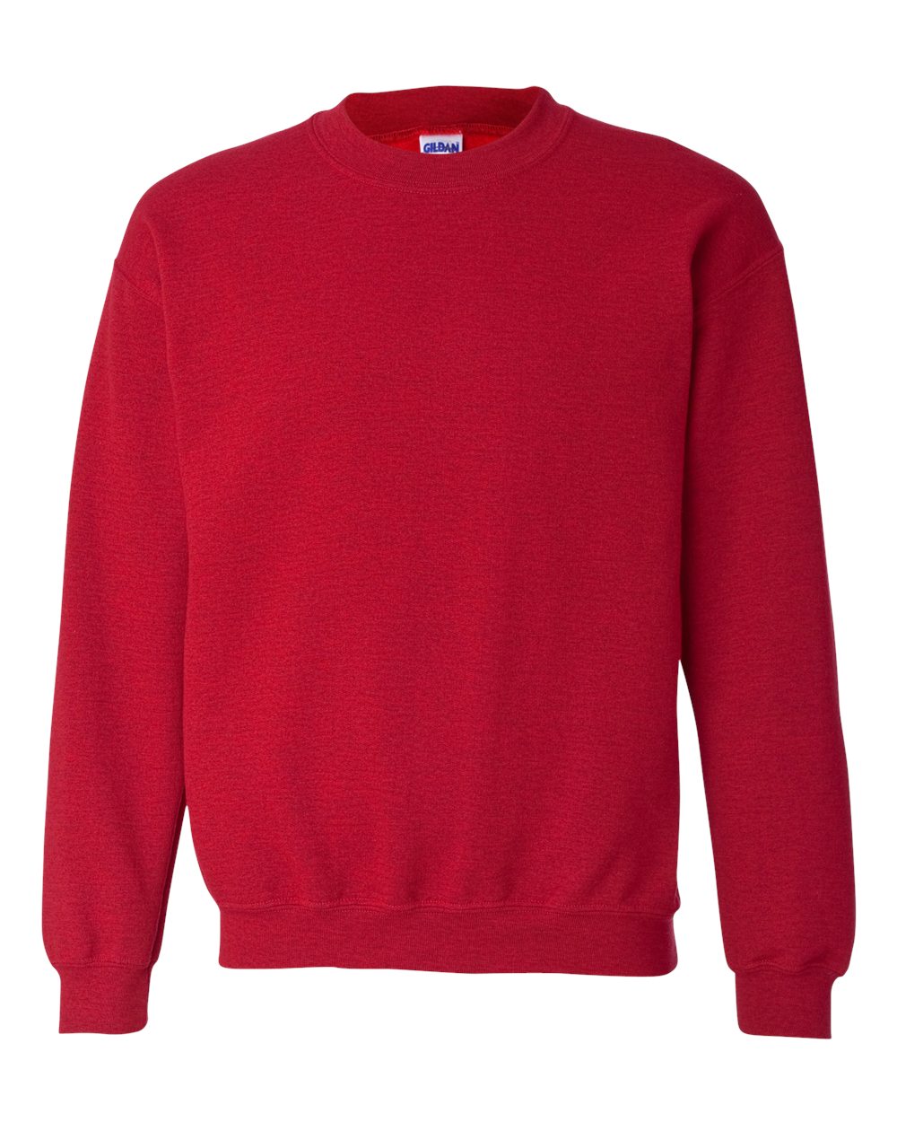 Gildan 18000 Unisex Heavy Blend™ Crewneck Sweatshirt - Antique Cherry Red - Front View