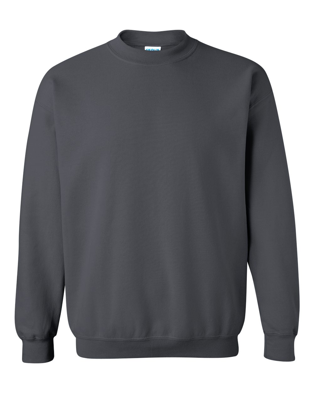 Gildan 18000 Unisex Heavy Blend™ Crewneck Sweatshirt - Charcoal - Front View