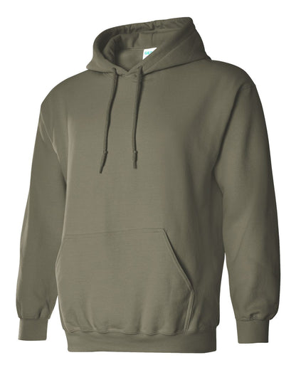 Gildan 18500 Unisex Heavy Blend™ Hooded Sweatshirt - Military Green - Side View