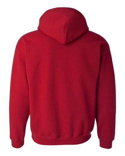 Gildan 18500 Unisex Heavy Blend™ Hooded Sweatshirt - Antique Cherry Red - Back View