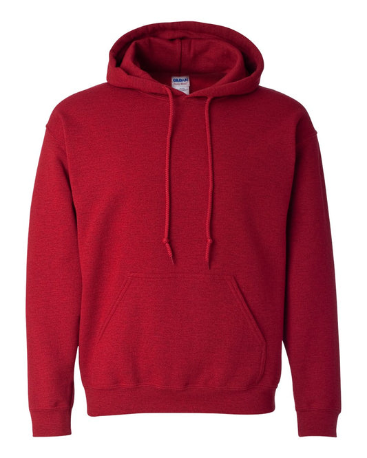 Gildan 18500 Unisex Heavy Blend™ Hooded Sweatshirt - Antique Cherry Red - Front View