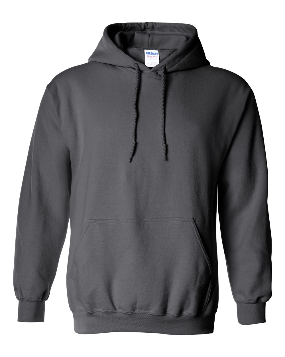 Gildan 18500 Unisex Heavy Blend™ Hooded Sweatshirt - Charcoal - Front View