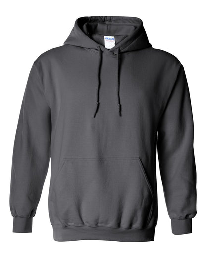 Gildan 18500 Unisex Heavy Blend™ Hooded Sweatshirt - Charcoal - Front View