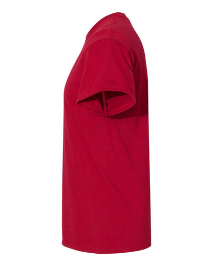 Gildan 5000 Unisex Heavy Cotton™ T-Shirt - Antique Cherry Red - Direct Side