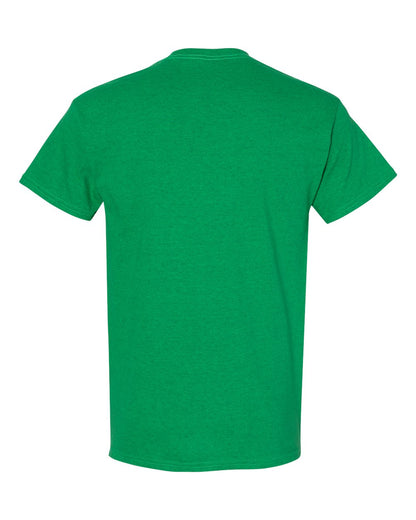 Gildan 5000 Unisex Heavy Cotton™ T-Shirt - Antique Irish Green - Back View
