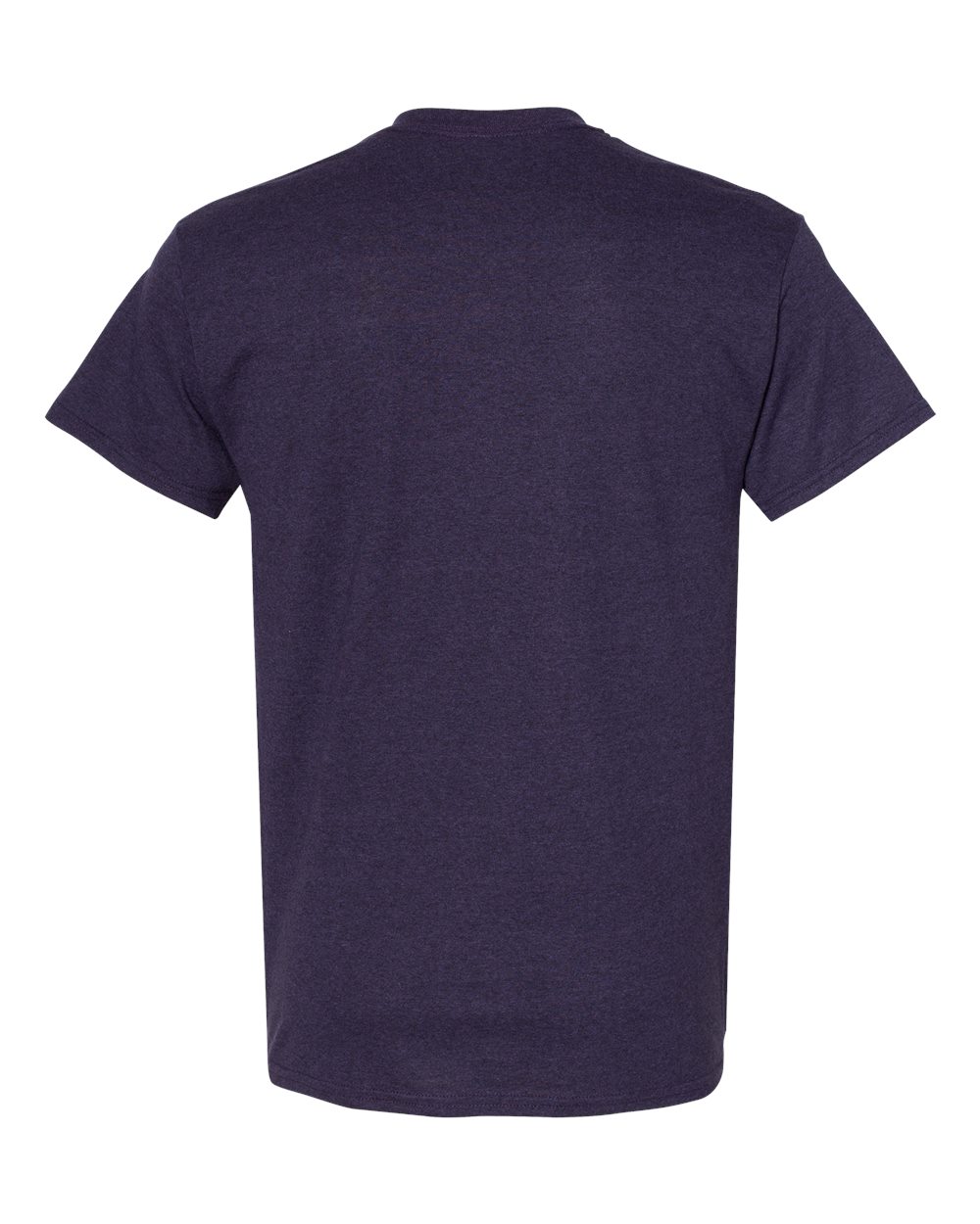 Gildan 5000 Unisex Heavy Cotton™ T-Shirt - Blackberry - Back View