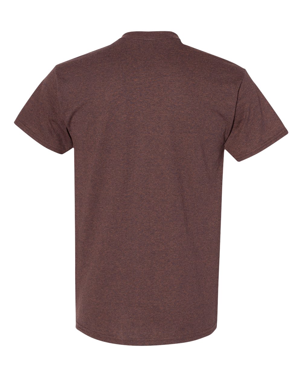 Gildan 5000 Unisex Heavy Cotton™ T-Shirt - Russet - Back View