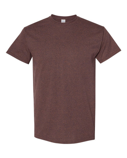 Gildan 5000 Unisex Heavy Cotton™ T-Shirt - Russet - Front View