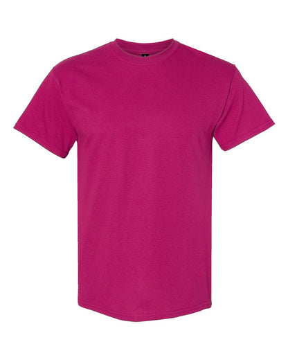 Gildan 5000 Unisex Heavy Cotton™ T-Shirt - Berry - Front View