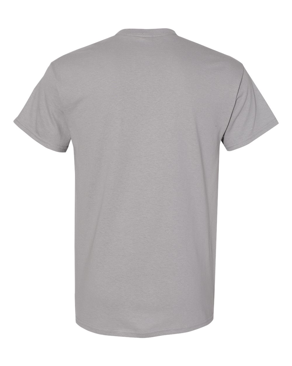 Gildan 5000 Unisex Heavy Cotton™ T-Shirt - Gravel - Back View
