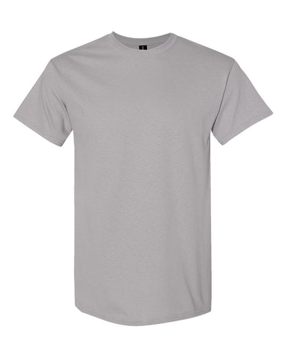 Gildan 5000 Unisex Heavy Cotton™ T-Shirt - Gravel - Front View
