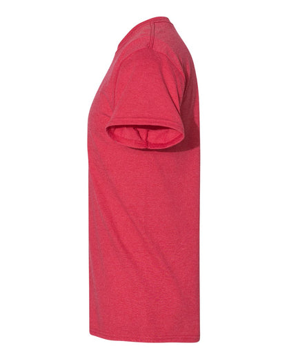 Gildan 5000 Unisex Heavy Cotton™ T-Shirt - Heather Red - Direct Side
