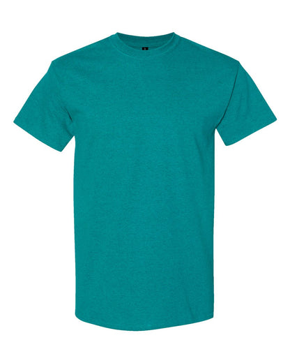 Gildan 5000 Unisex Heavy Cotton™ T-Shirt - Antique Jade Dome - Front View