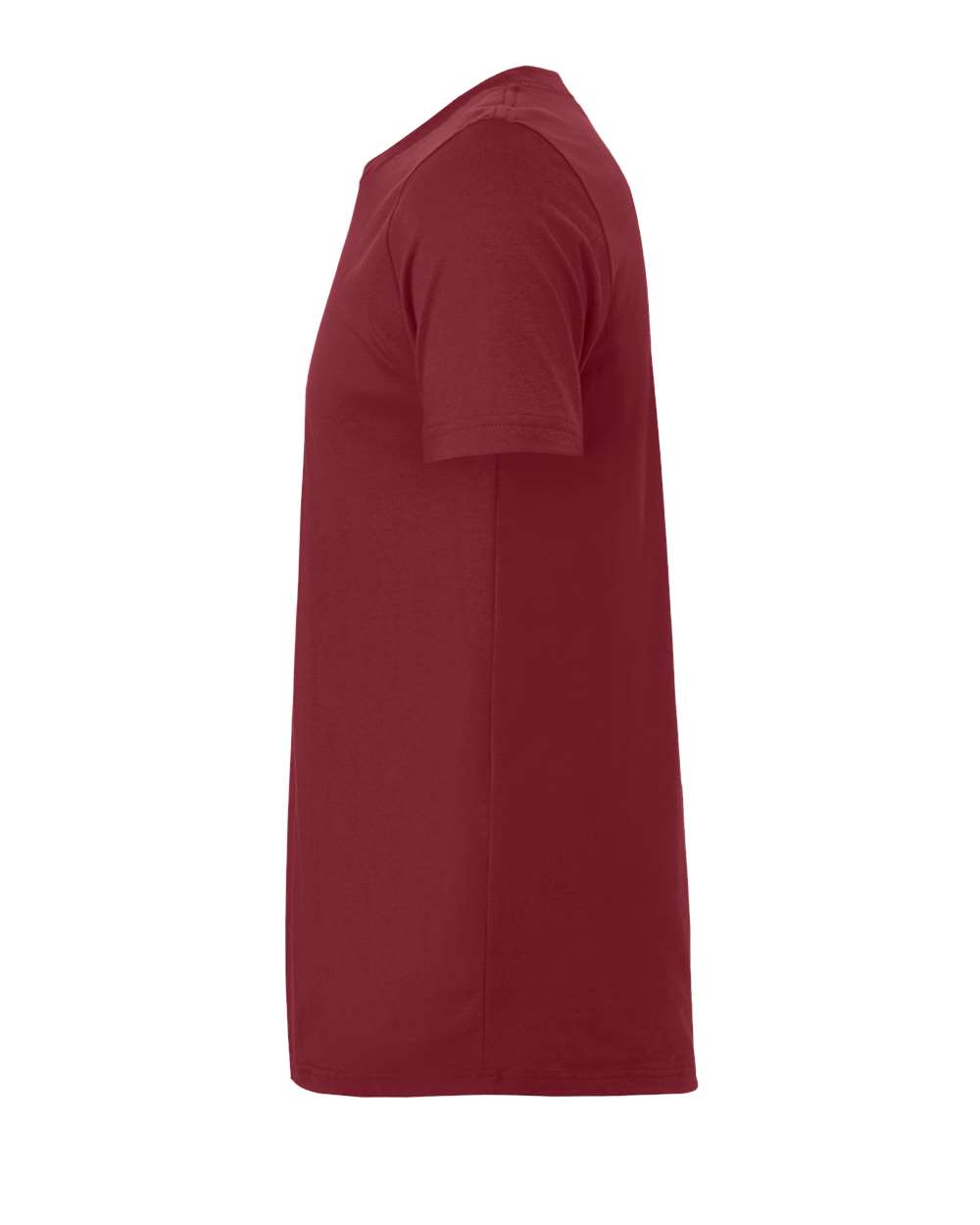 BELLA + CANVAS 3001 Jersey Tee - Cardinal - Direct Side