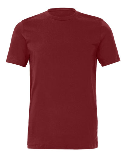 BELLA + CANVAS 3001 Jersey Tee - Cardinal - Front View