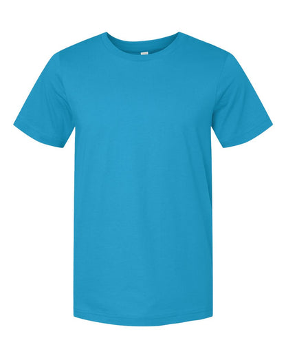 BELLA + CANVAS 3001 Jersey Tee - Aqua - Front View