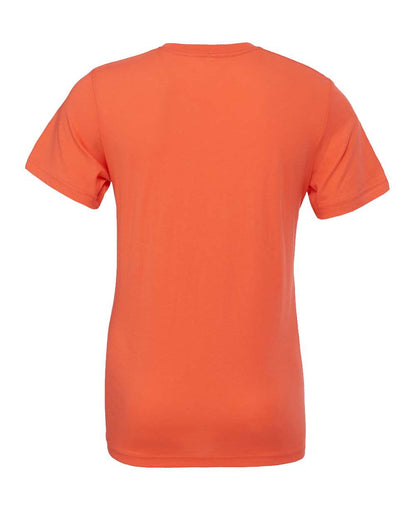 BELLA + CANVAS 3001 Jersey Tee - Coral - Back View