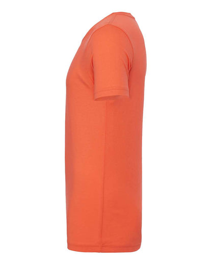 BELLA + CANVAS 3001 Jersey Tee - Coral - Direct Side