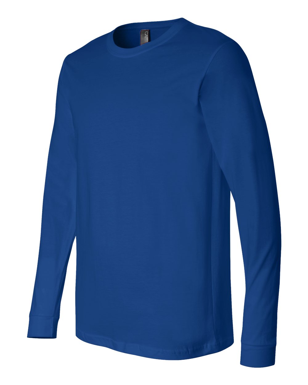 BELLA + CANVAS 3501 Unisex Jersey Long Sleeve Tee - True Royal - Side View