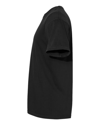 Comfort Colors 1717 Unisex Garment-Dyed Heavyweight T-Shirt - Black - Direct Side