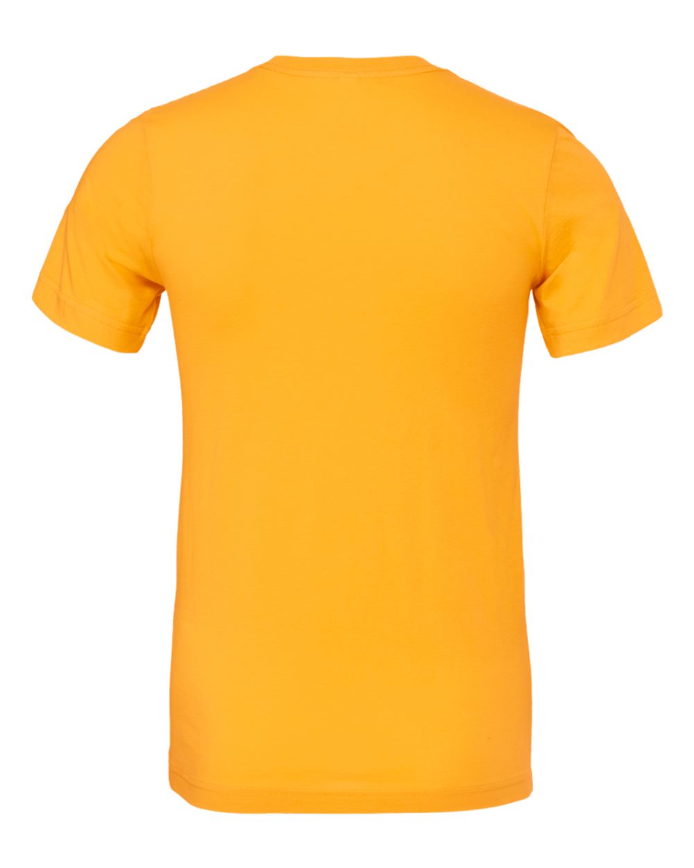 BELLA + CANVAS 3001 Jersey Tee - Gold - Back View