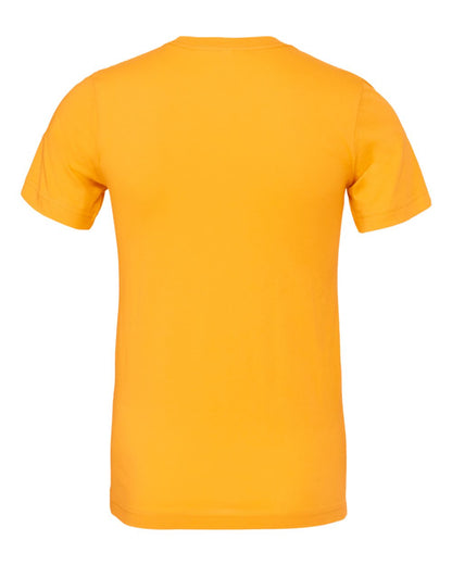BELLA + CANVAS 3001 Jersey Tee - Gold - Back View