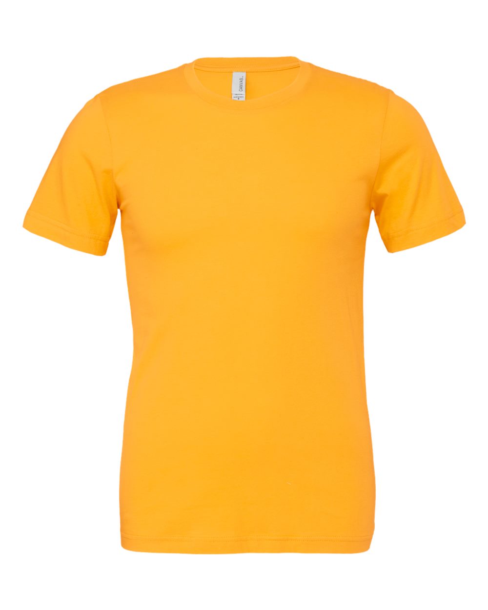 BELLA + CANVAS 3001 Jersey Tee - Gold - Front View