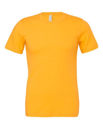 BELLA + CANVAS 3001 Jersey Tee - Gold - Front View