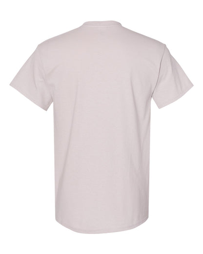 Gildan 5000 Unisex Heavy Cotton™ T-Shirt - Ice Grey - Back View