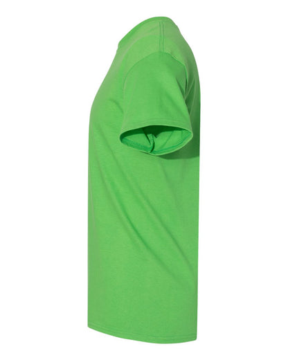Gildan 5000 Unisex Heavy Cotton™ T-Shirt - Electric Green - Direct Side