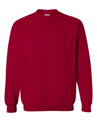 Gildan 18000 Unisex Heavy Blend™ Crewneck Sweatshirt - Cardinal Red - Front View