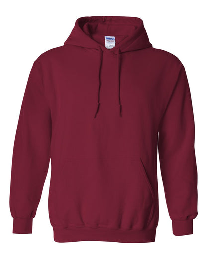 Gildan 18500 Unisex Heavy Blend™ Hooded Sweatshirt - Cardinal Red - Front View