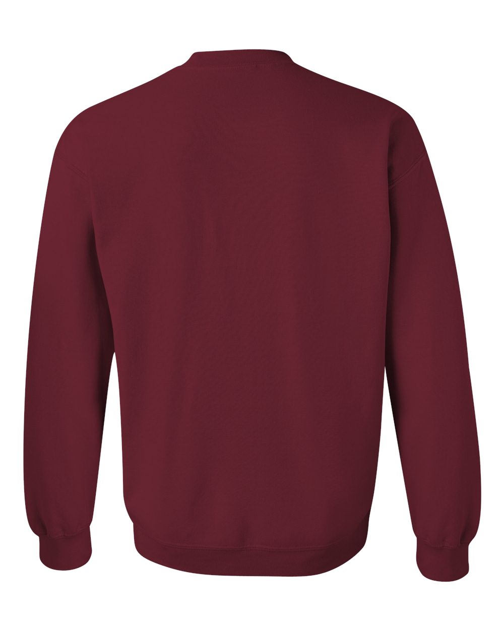 Gildan 18000 Unisex Heavy Blend™ Crewneck Sweatshirt - Garnet - Back View