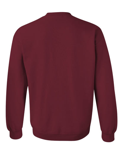 Gildan 18000 Unisex Heavy Blend™ Crewneck Sweatshirt - Garnet - Back View