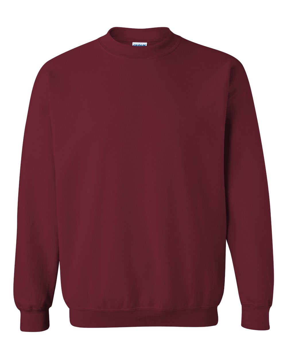 Gildan 18000 Unisex Heavy Blend™ Crewneck Sweatshirt - Garnet - Front View