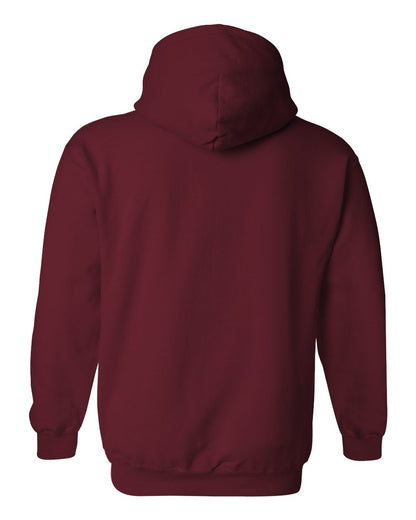Gildan 18500 Unisex Heavy Blend™ Hooded Sweatshirt - Garnet - Back View