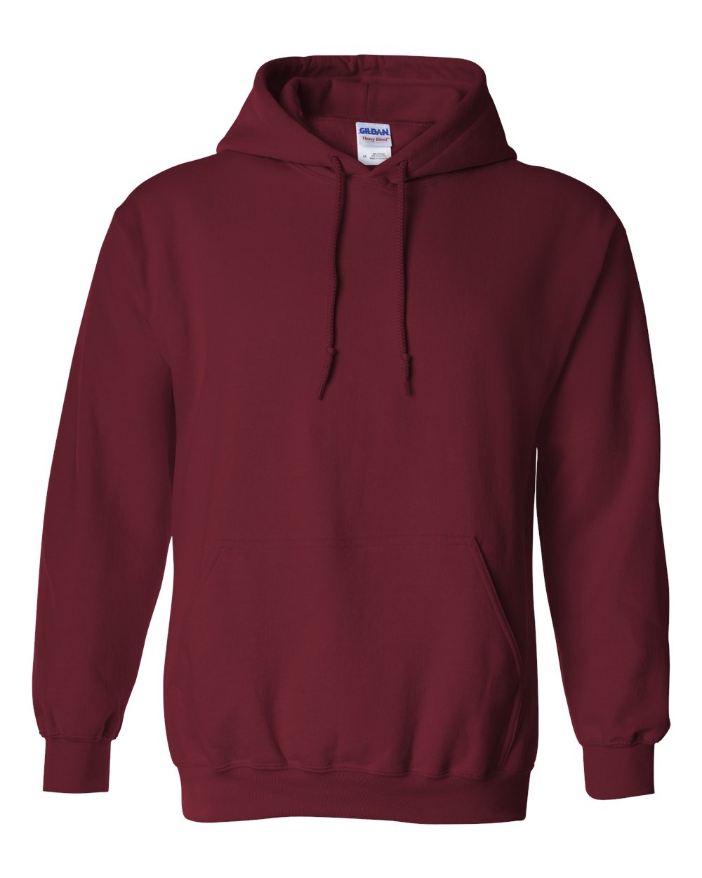 Gildan 18500 Unisex Heavy Blend™ Hooded Sweatshirt - Garnet - Front View