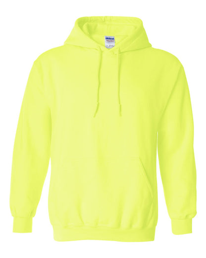 Gildan 18500 Unisex Heavy Blend™ Hooded Sweatshirt - Safety Green - Front View