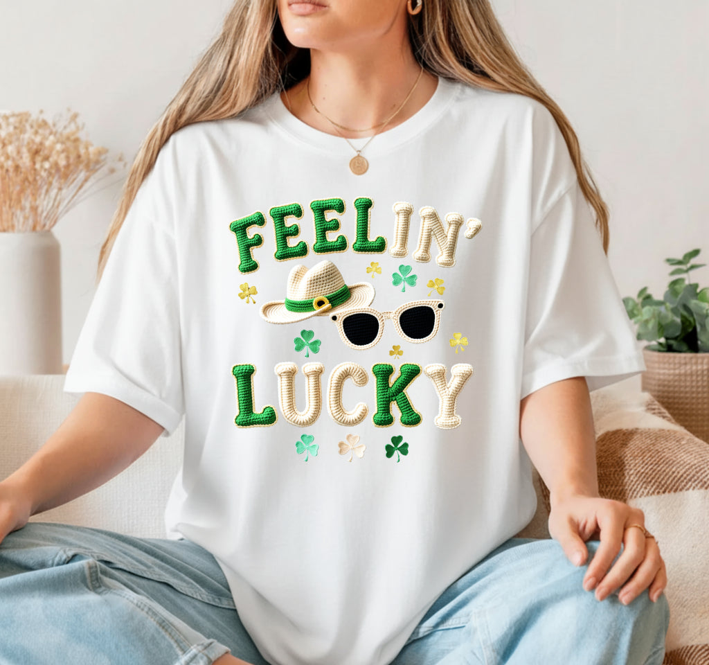 Happy St. Patrick's Day" Shamrock – St Patrick's Day DTF Transfer